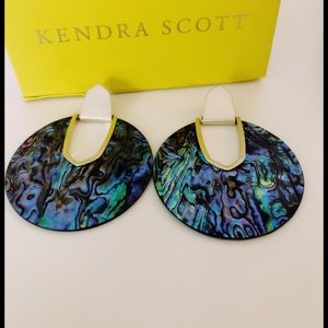 Kendra Scott Diane abalone earrings